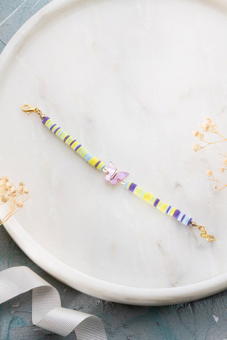Heliophilia Silver Pulsera Multicolor con Colgante Ajustable Heliophilia Silver Pulsera Multicolor con Colgante Ajustable